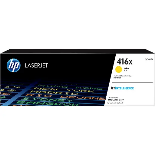 [7093894] HP W2042X 416X TONER CARTRIDGE HIGH YIELD YELLOW