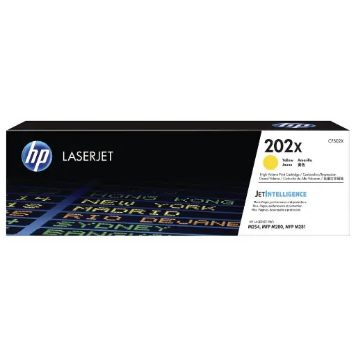 [7072263] HP CF502X 202X TONER CARTRIDGE HIGH YIELD YELLOW