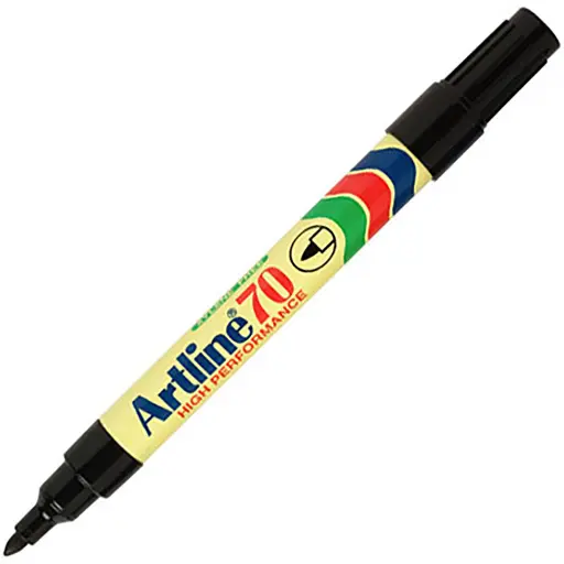 [7009134] ARTLINE 70 PERMANENT MARKER BULLET 1.5MM BLACK