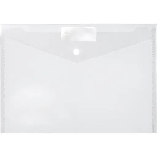 [7006487] MARBIG DOCULOPE WALLET BUTTON CLOSURE A4 CLEAR