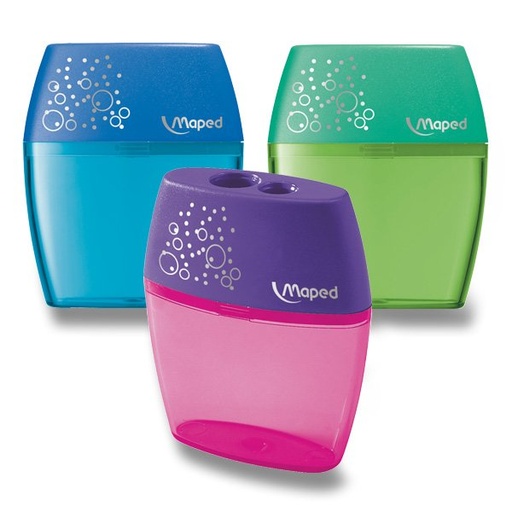[7000200] MAPED SHAKER PENCIL SHARPENER 2-HOLE