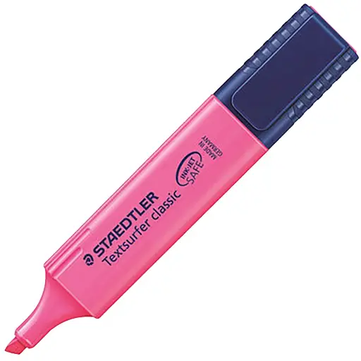 [7009541] STAEDTLER 364 TEXTSURFER CLASSIC HIGHLIGHTER CHISEL PINK