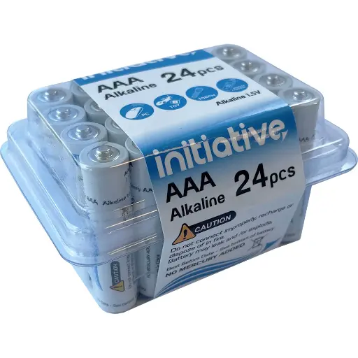 [7101505] INITIATIVE ALKALINE AAA BATTERY PACK 24