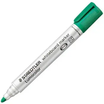 [7000204] STAEDTLER 351 LUMOCOLOR WHITEBOARD MARKER BULLET GREEN