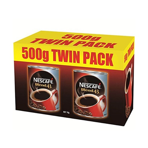 [7024241] NESCAFE BLEND 43 INSTANT COFFEE 500G PACK 2