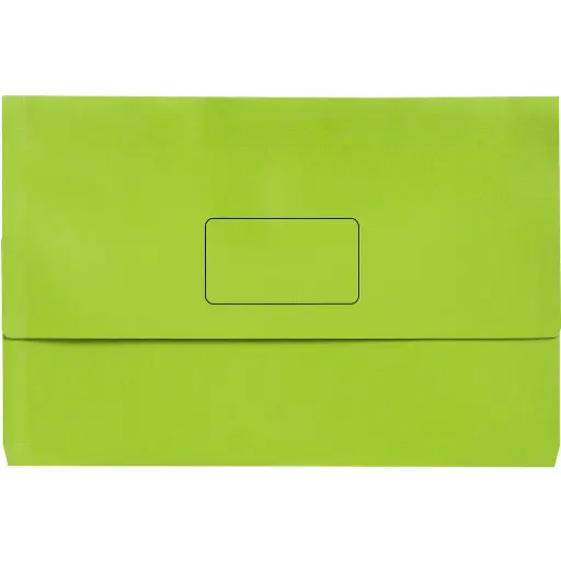 [7003159] MARBIG SLIMPICK DOCUMENT WALLET FOOLSCAP GREEN