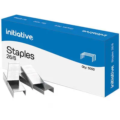 [7071789] INITIATIVE STAPLES 26/6 BOX 5000