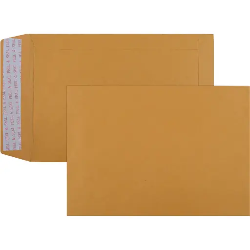 [7004759] CUMBERLAND C5 ENVELOPES POCKET PLAINFACE STRIP SEAL 85GSM 162 X 229MM GOLD BOX 500