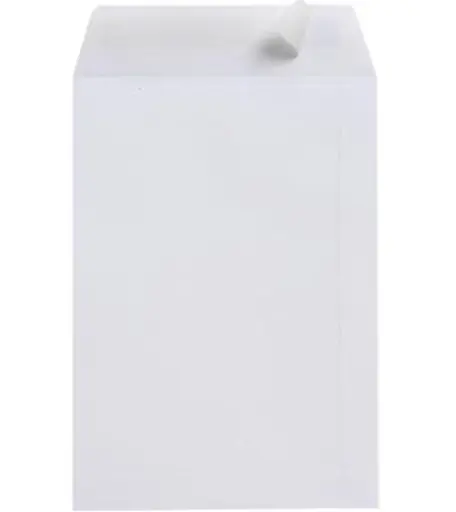 [7012928] CUMBERLAND C4 ENVELOPES POCKET PLAINFACE STRIP SEAL 100GSM 324 X 229MM WHITE PACK 25