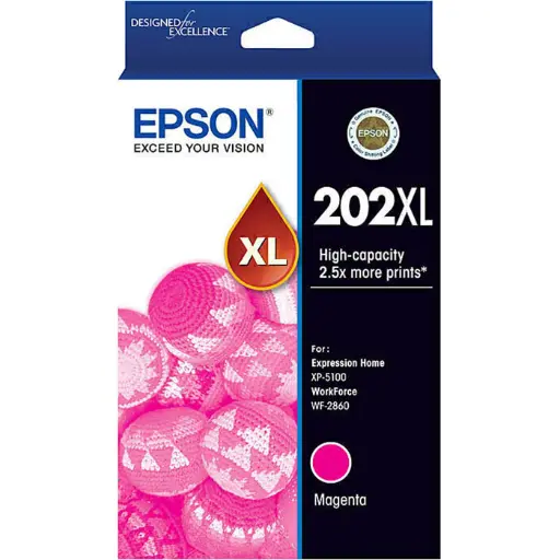 [7089735] EPSON 202XL INK CARTRIDGE HIGH YIELD MAGENTA