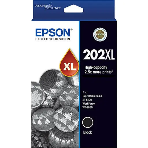 [7089731] EPSON 202XL INK CARTRIDGE HIGH YIELD BLACK