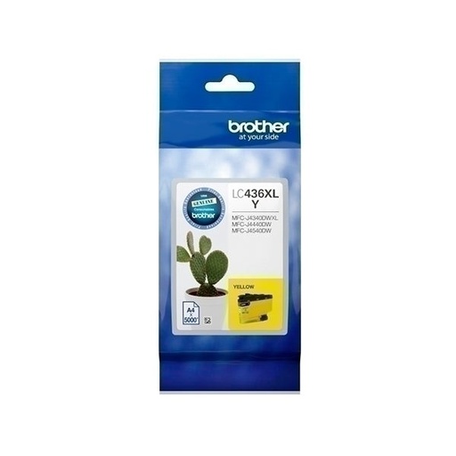 [7111256] BROTHER LC436XL INVESTMENT INK CARTRIDGE HIGH YIELD YELLOW