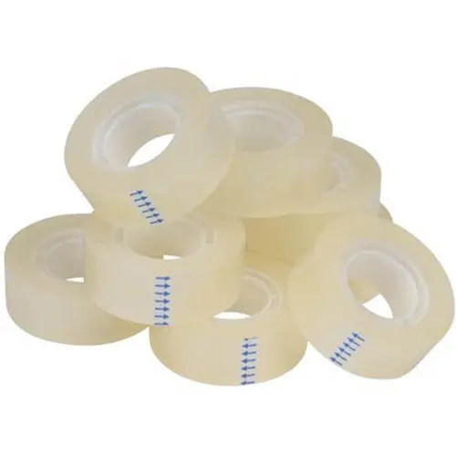 [97071246] STICKY TAPE 19MM X 33M CLEAR PACK 8