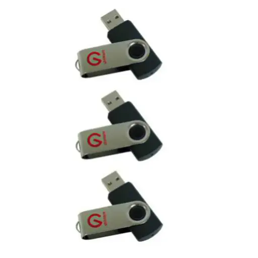 [7055582] SHINTARO ROTATING USB DRIVE 2.0 8GB PACK 3