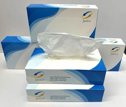 [JAZICO7037483] JAZICO  FACIAL TISSUES 2-PLY BOX 100
