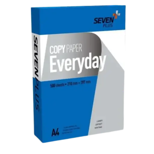 [70005877] SEVEN PLUS A4 COPY PAPER 80GSM WHITE PACK 500 SHEETS