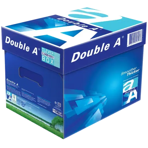[7000282] DOUBLE A UNWRAPPED CARBON NEUTRAL COPY PAPER A4 80GSM WHITE CARTON OF 2500 SHEETS