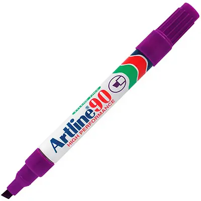 [7016641] ARTLINE 90 PERMANENT MARKER CHISEL 2-5MM PURPLE