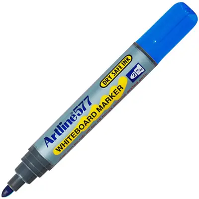 [7002048] ARTLINE 577 WHITEBOARD MARKER BULLET 3MM BLUE