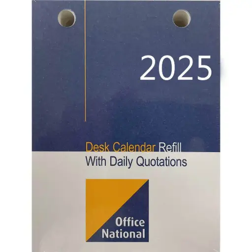 [7007076] OFFICE NATIONAL DESK CALENDAR REFILL TOP PUNCH 2026