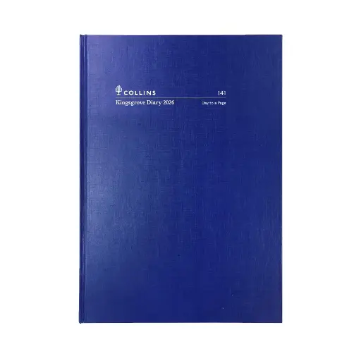 [7012819] COLLINS KINGSGROVE 141.P59 DIARY DAY TO PAGE A4 BLUE