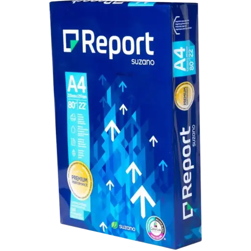 [70005878] SUZANO REPORT PREMIUM A4 COPY PAPER 80GSM WHITE PACK 500 SHEETS