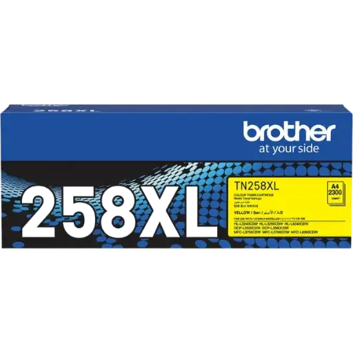 [7116179] BROTHER TN258XLY TONER CARTRIDGE HIGH YIELD YELLOW