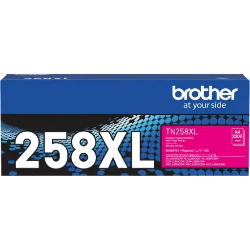 [7116178] BROTHER TN258XLM TONER CARTRIDGE HIGH YIELD MAGENTA