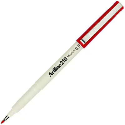 [7004551] ARTLINE 210 FINELINER PEN 0.6MM RED