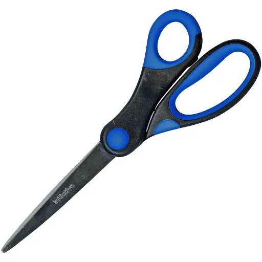 [7107234] INITIATIVE SOFT GRIP SCISSORS 205MM BLACK/BLUE