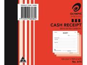 [7020723] OLYMPIC 615 CASH RECEIPT BOOK CARBON TRIPLICATE 100 LEAF 100 X 125MM