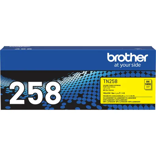 [7116180] BROTHER TN258Y TONER CARTRIDGE YELLOW