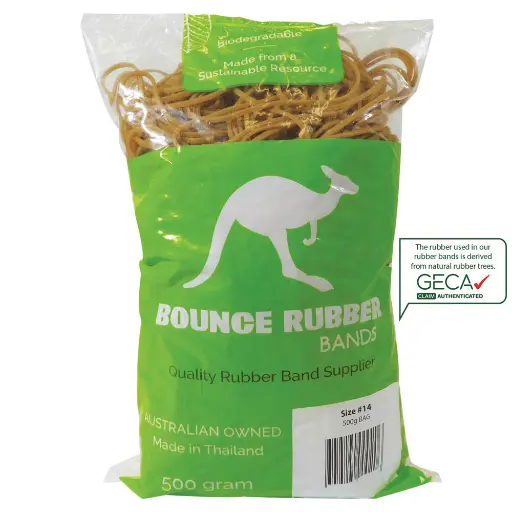 [7077667] BOUNCE RUBBER BANDS SIZE 14 500G