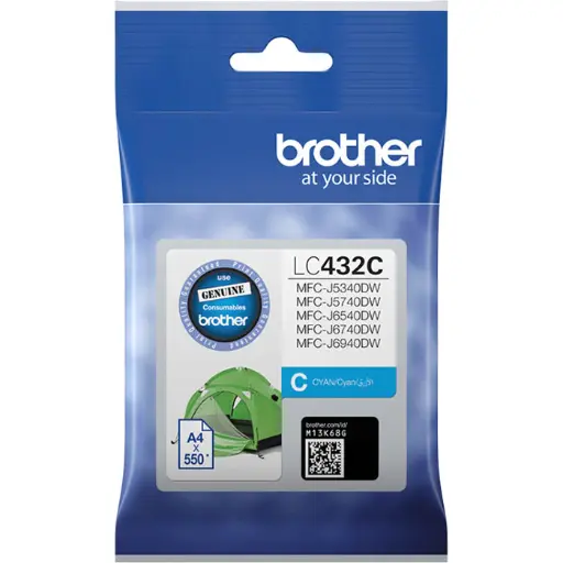[7112597] BROTHER LC432 INK CARTRIDGE CYAN