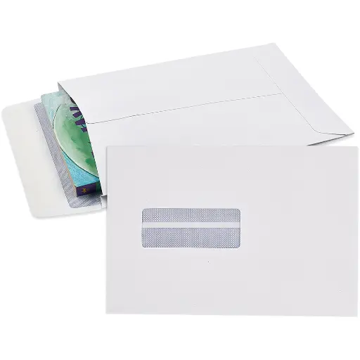 [7034518] CUMBERLAND ENVELOPES SECURITIVE POCKET EXPANDABLE WINDOWFACE STRIP SEAL C5 150GSM 245 X 162MM WHITE PACK 25