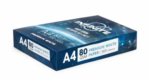 [70005879] INFINITE VISION PREMIUM A4 COPY PAPER 80GSM WHITE PACK 500 SHEETS