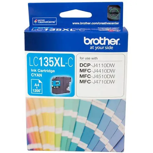 [7026738] BROTHER LC135XLC INK CARTRIDGE HIGH YIELD CYAN