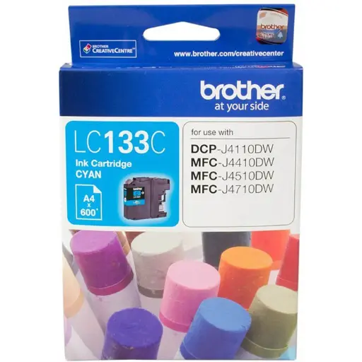 [7026743] BROTHER LC133C INK CARTRIDGE CYAN